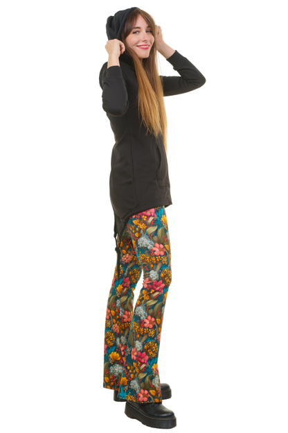 Winter Flare Leggings Blumenmeer