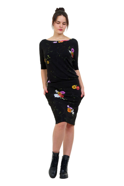 Fledermaus Kleid Sunflowers