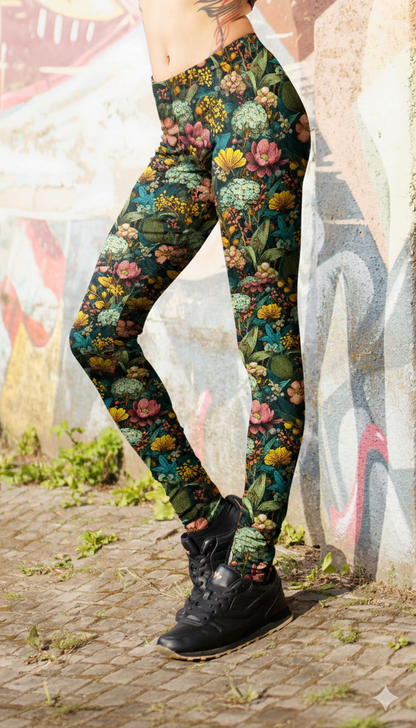 Leggings Blumenmeer