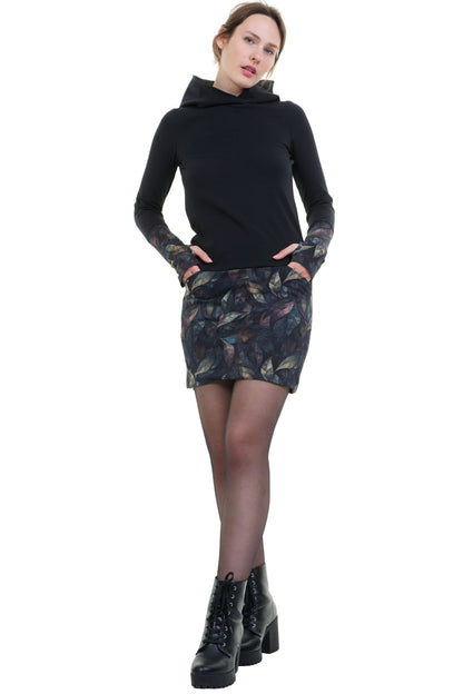 Hoodiekeid Winterzauber schwarz black diamond