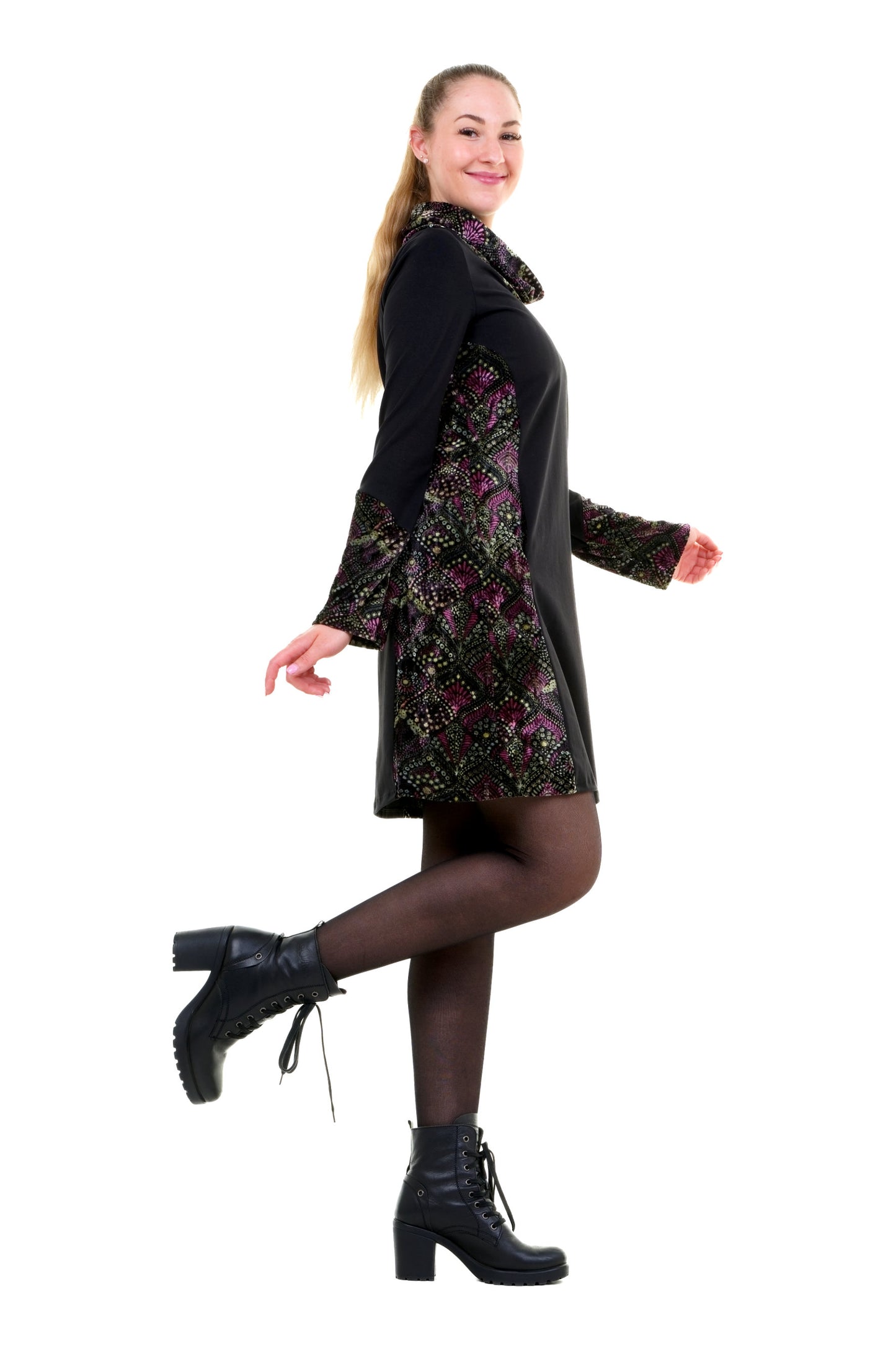 Autumn Queen Dress Black velvet dream