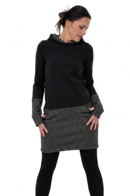 Hoodiekeid Winterzauber schwarz urban magic