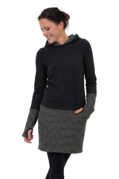 Hoodiekeid Winterzauber schwarz urban magic