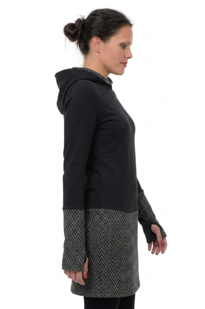 Hoodiekeid Winterzauber schwarz urban magic