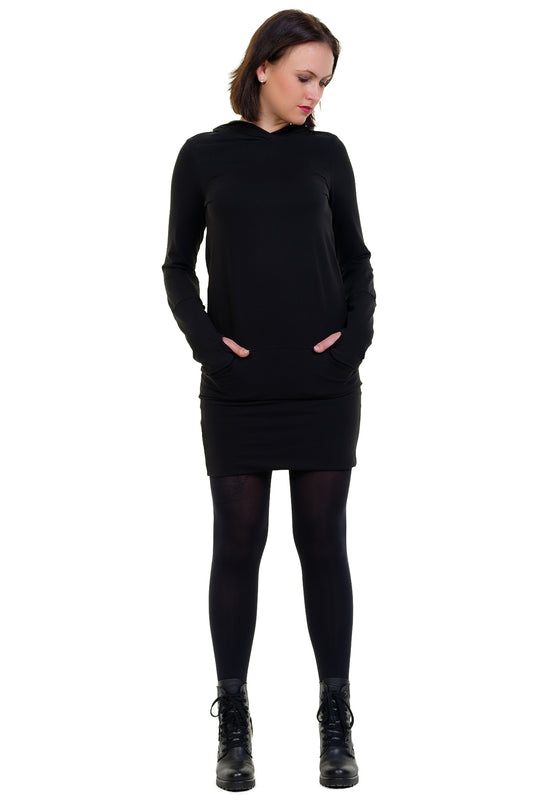 SALE Größe S Hoodiekeid Winterzauber schwarz