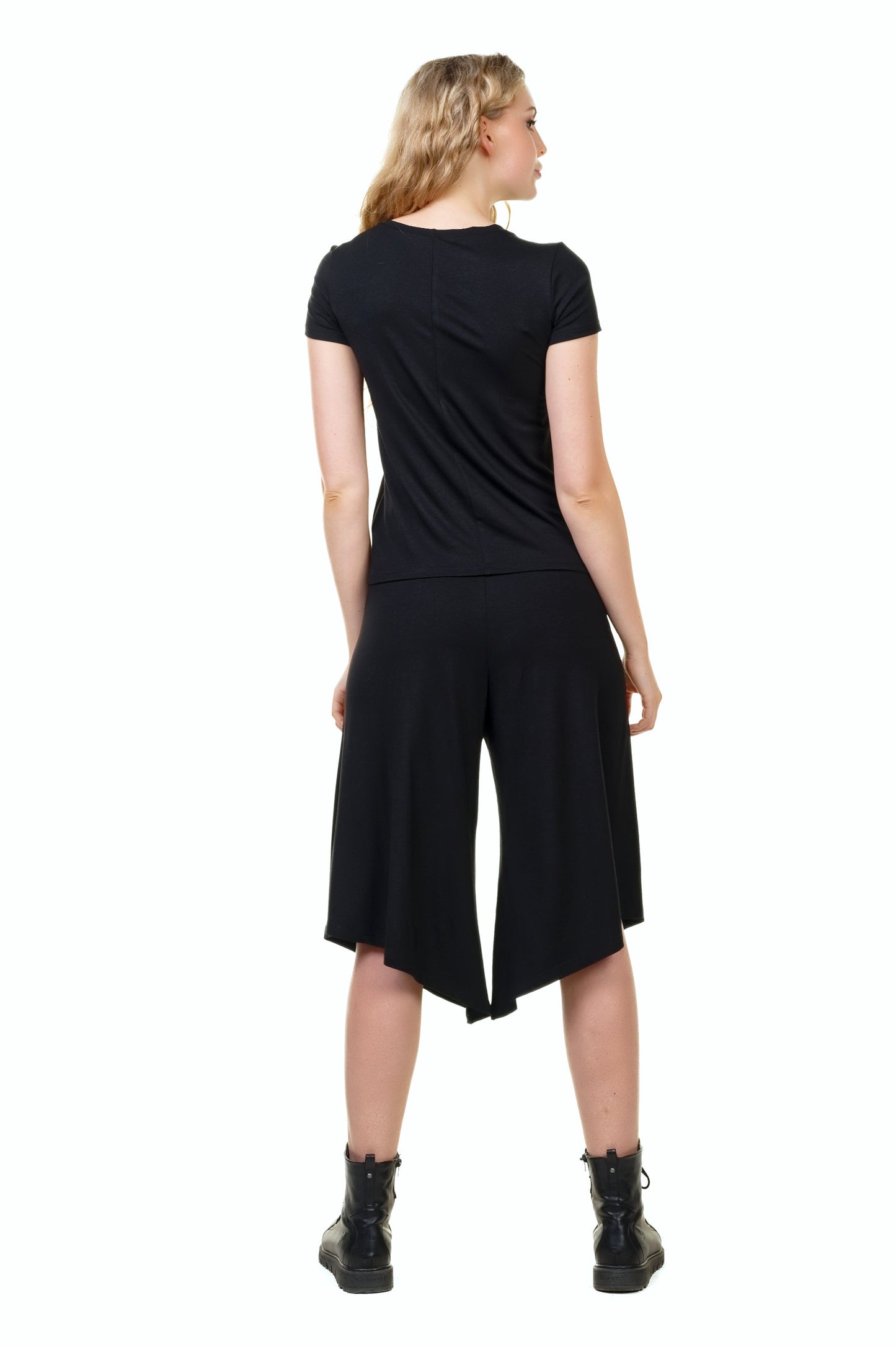 Black trouser skirt