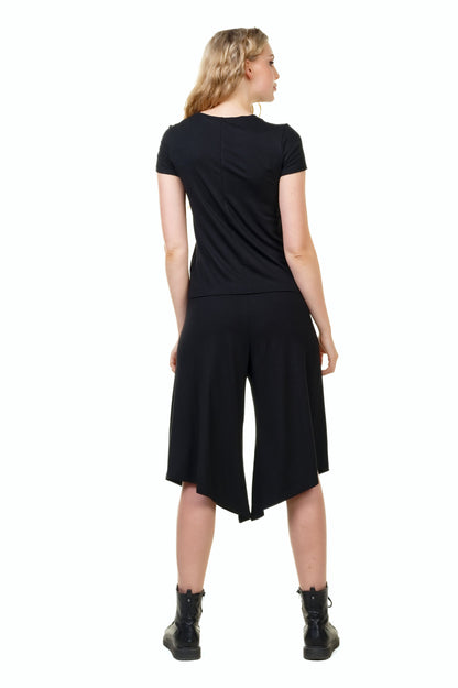 Black trouser skirt