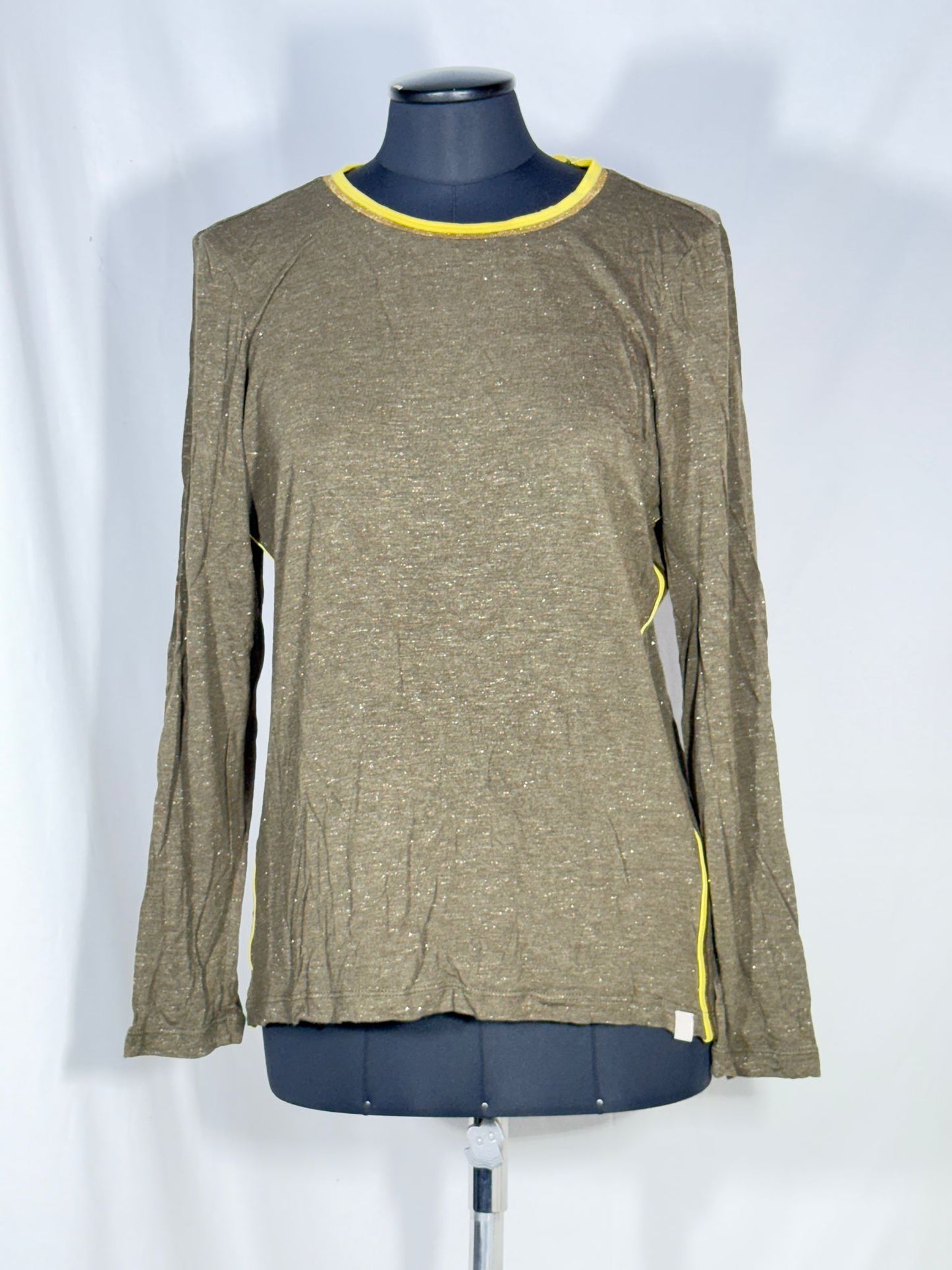 2. Hand Größe M Grüne  Bluse  mit Glitzer