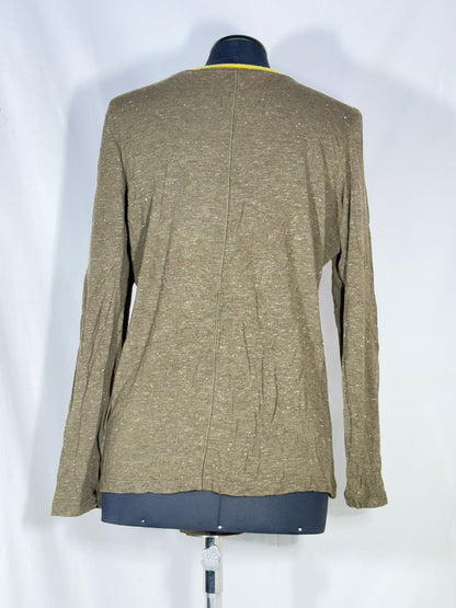 2. Hand Größe M Grüne  Bluse  mit Glitzer
