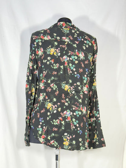 2. Hand Größe M Blümchen Bluse