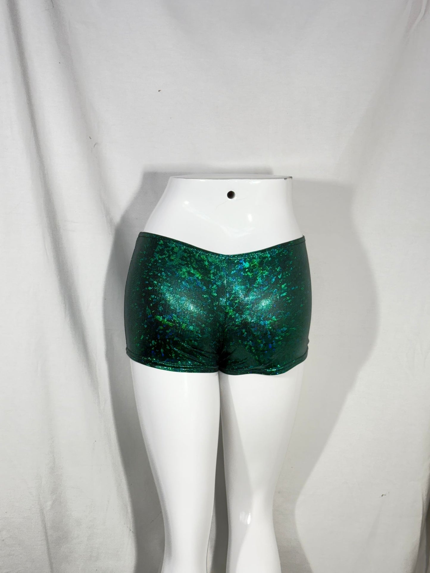 2. Hand Größe XS grünes Disko Short