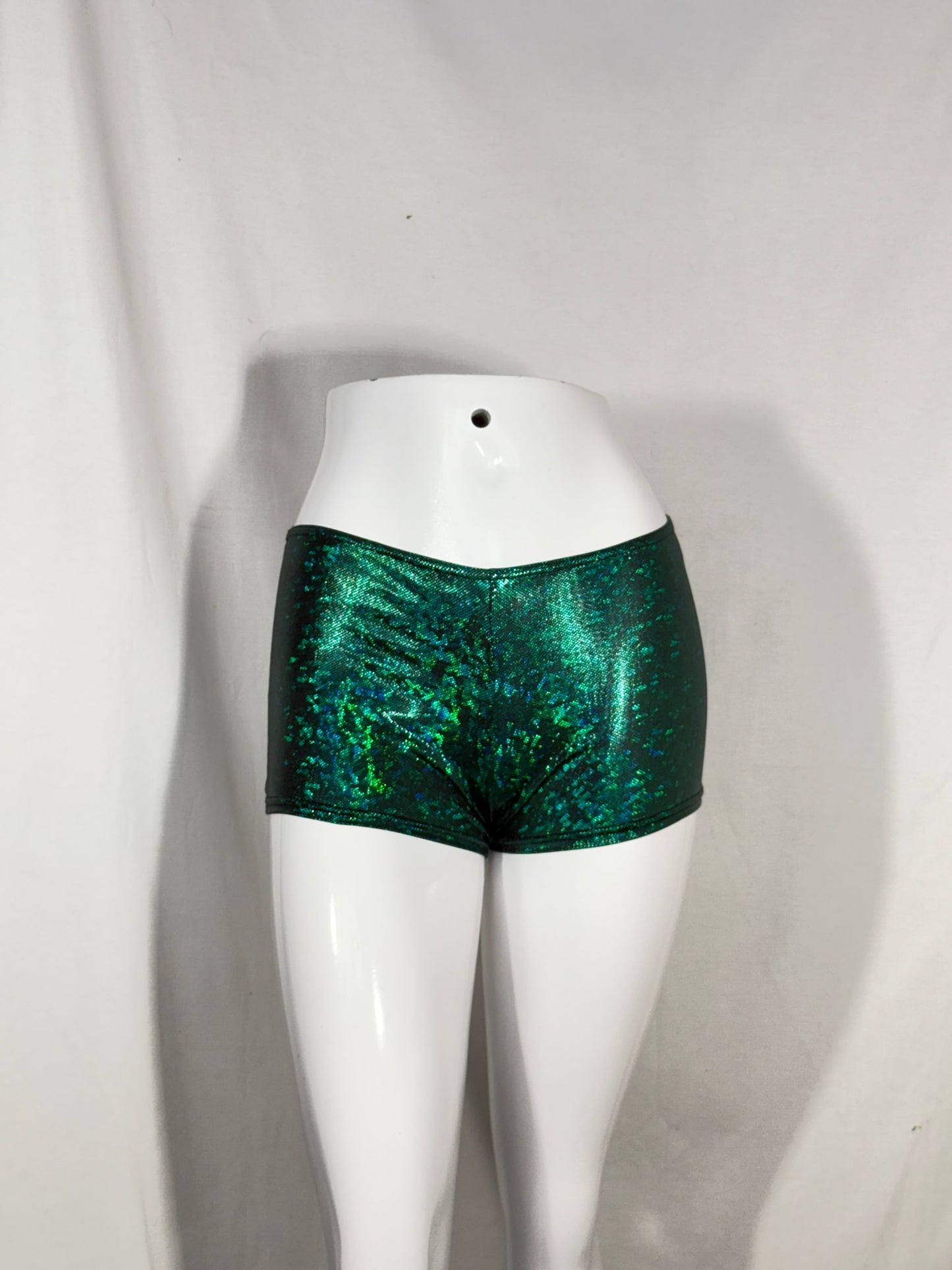 2. Hand Größe XS grünes Disko Short
