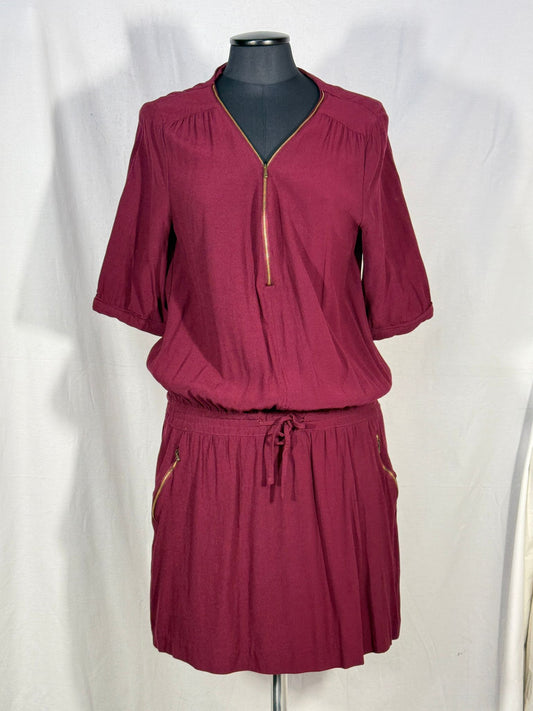 2nd hand size M burgundy dress