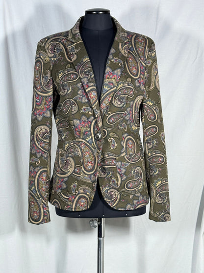 2. Hand Größe M Paisley Jacket Oliv