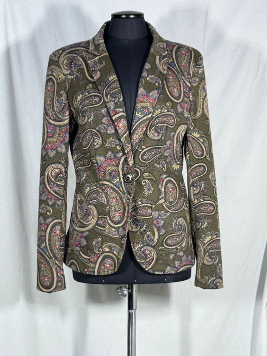 2nd Hand Size M Paisley Jacket Olive
