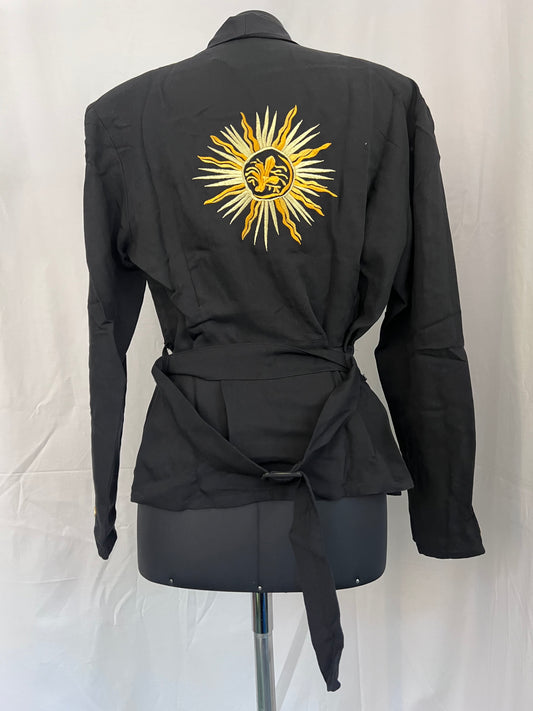 Chemisier boutonné taille M d'occasion noir
