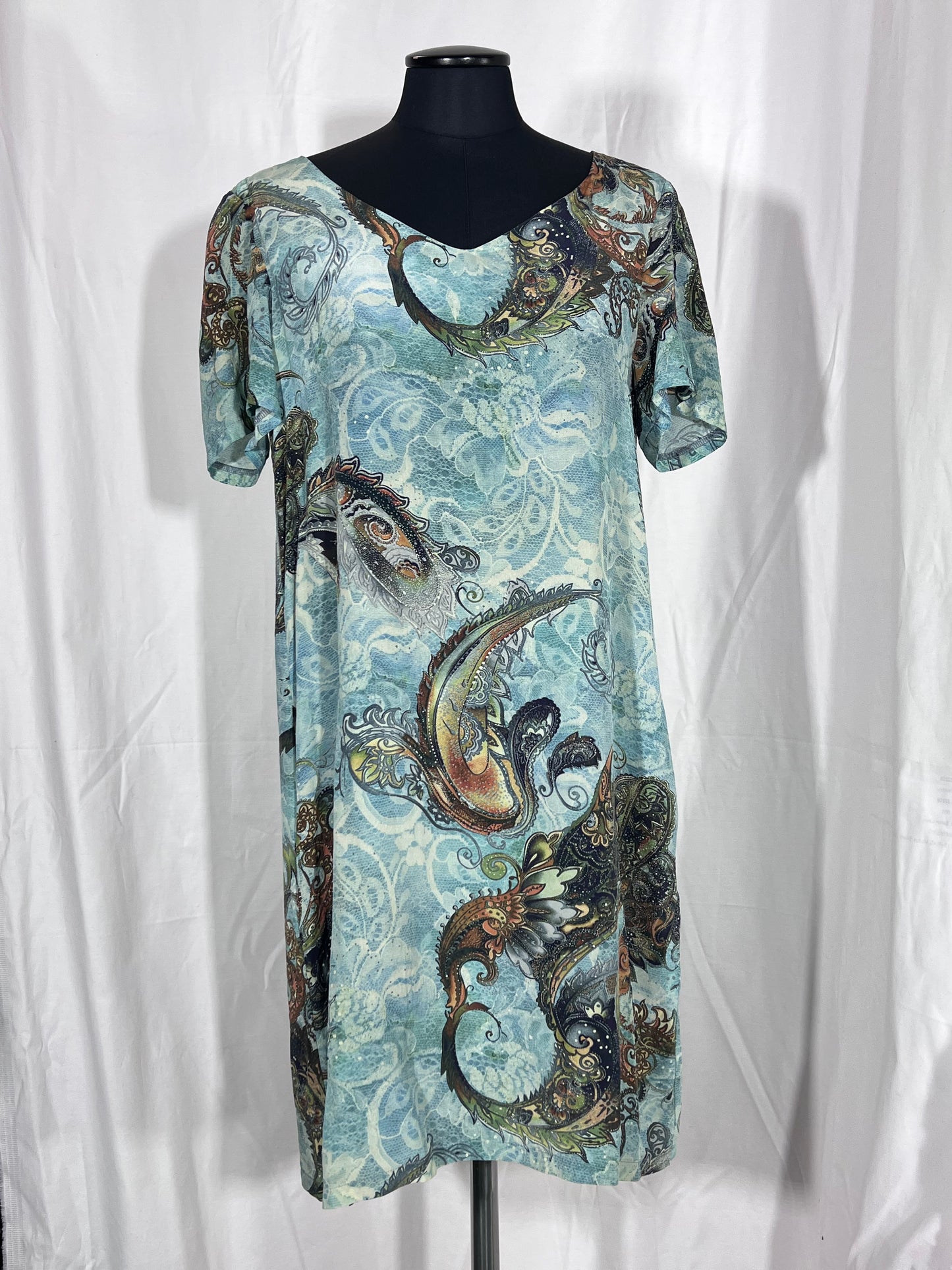 Robe chemise bleue taille M d'occasion