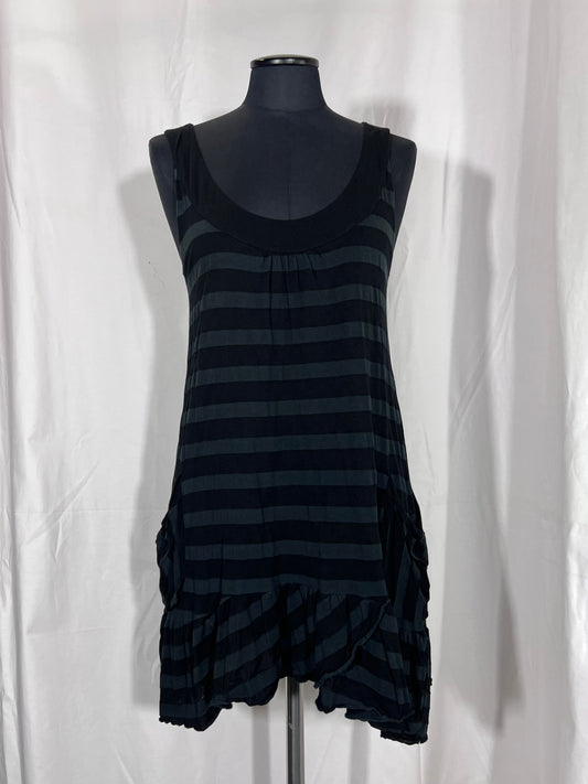 2. Hand Größe S, schwarzes Ärmelloses shirtkleid