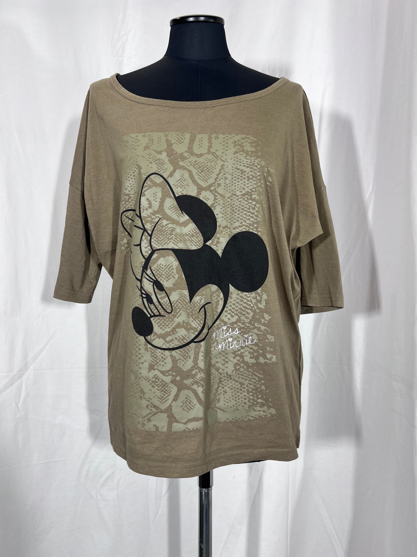 T-shirt à manches courtes vert olive taille XS d'occasion