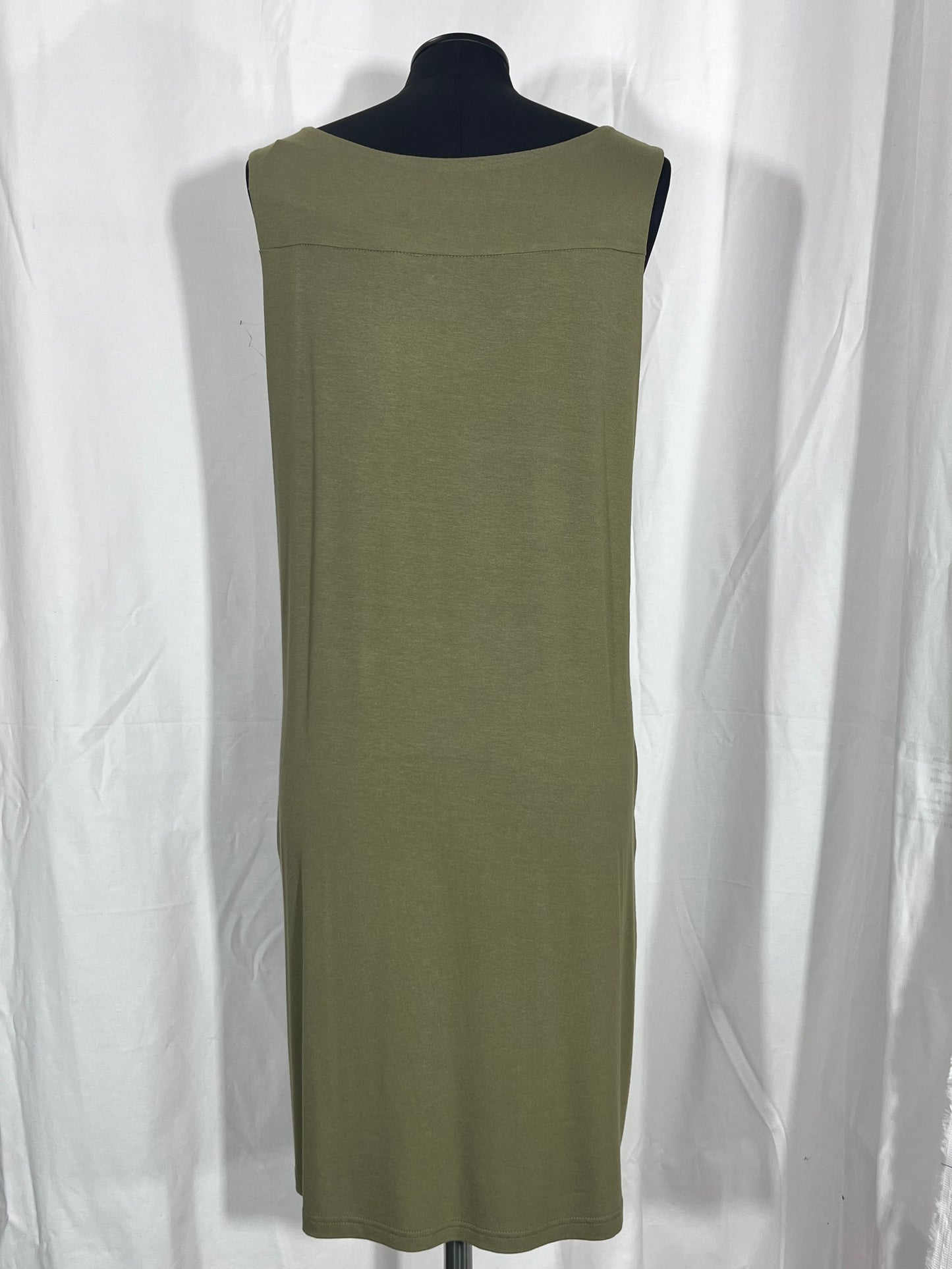 Robe ample courte à manches M taille M 2ème main vert olive