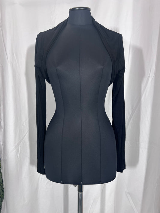 2nd hand size S black knit jacket