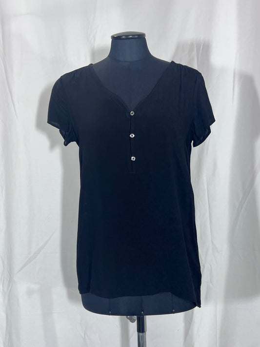 Chemisier noir boutonnable taille M 2ème main