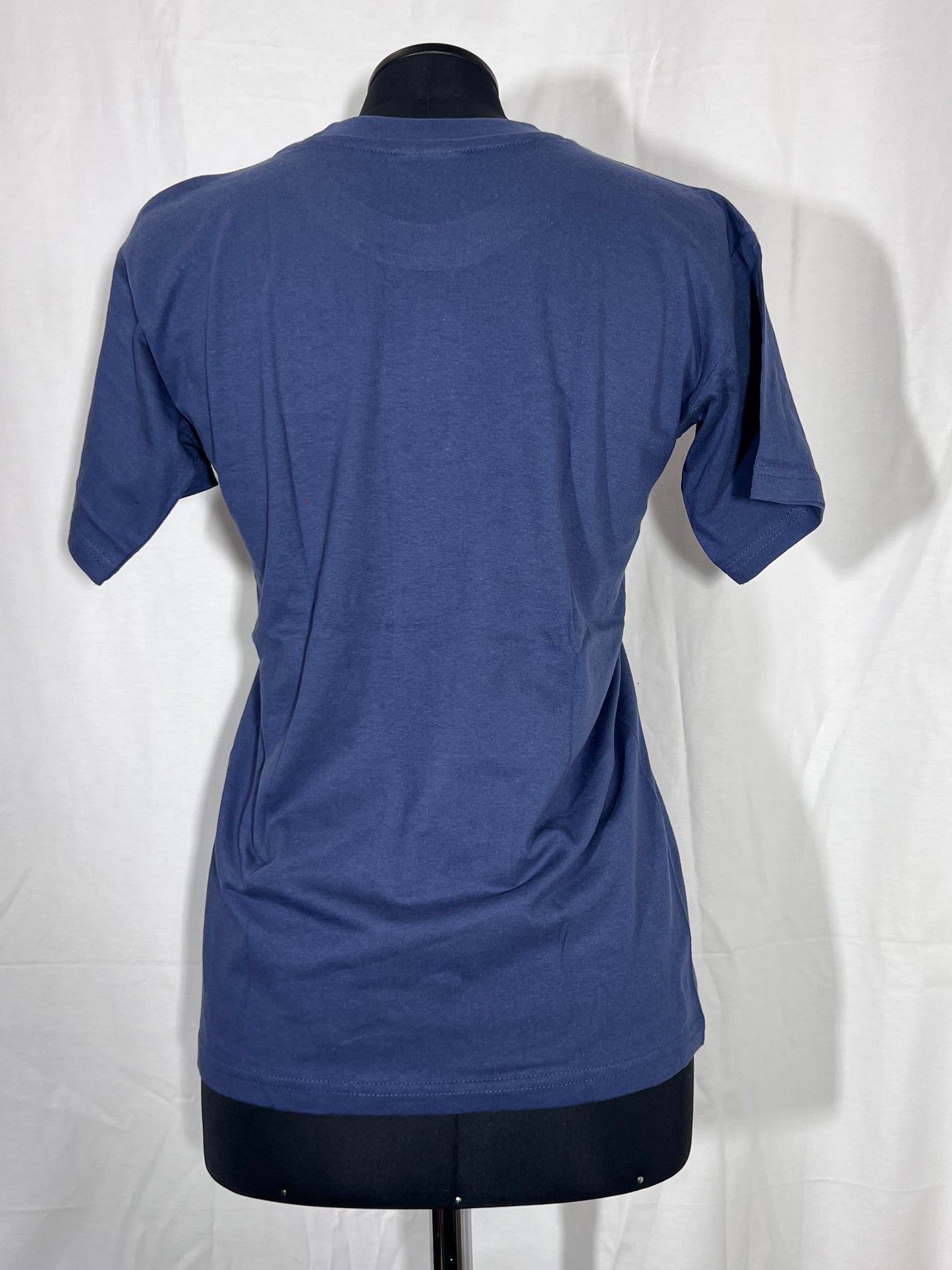 Chemise enfant 12+ ans bleu avec un dragon vert