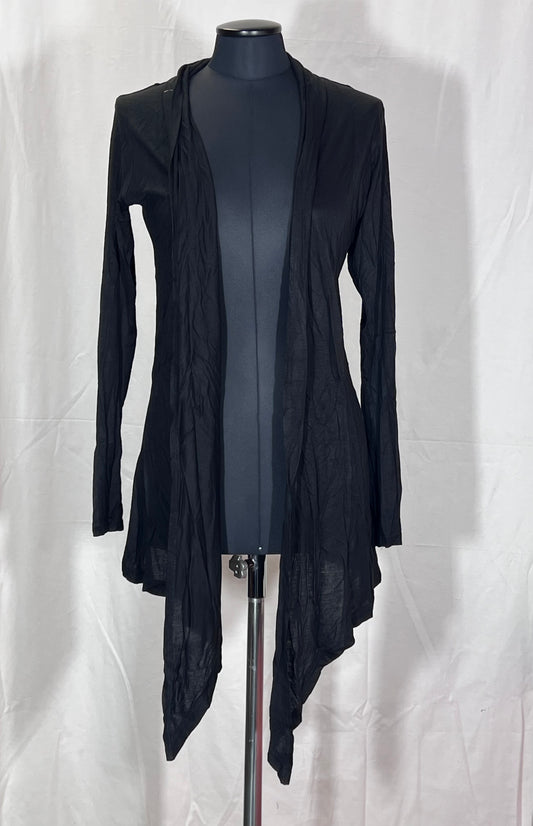 2. Hand Größe S schwarze Strickjacke