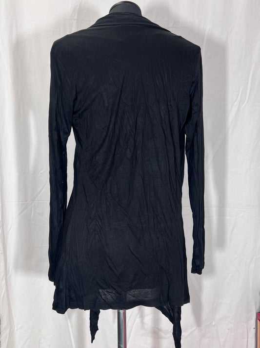 2. Hand Größe S schwarze Strickjacke