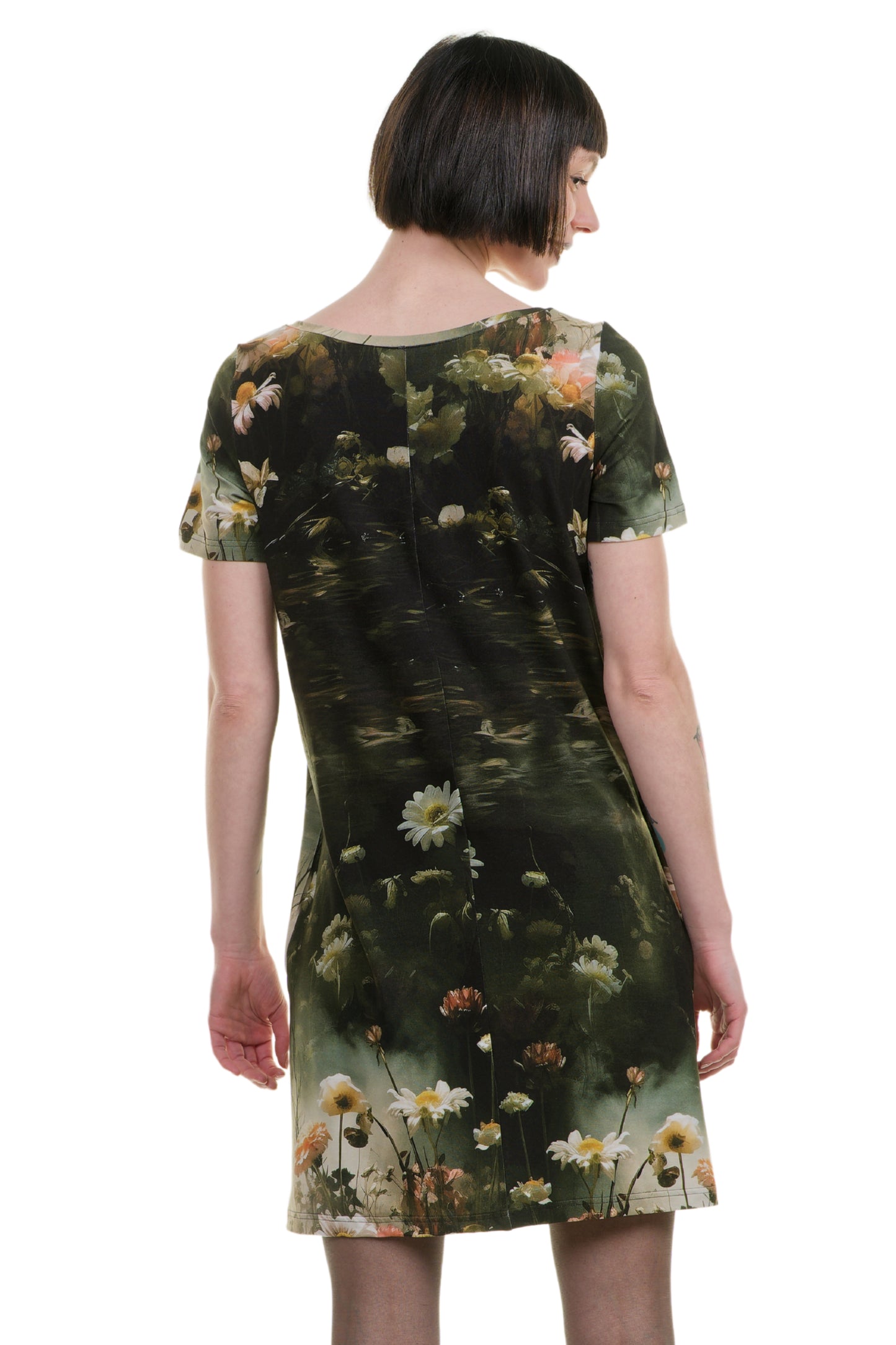 Jersey Kleid Relaxed Teichrosen