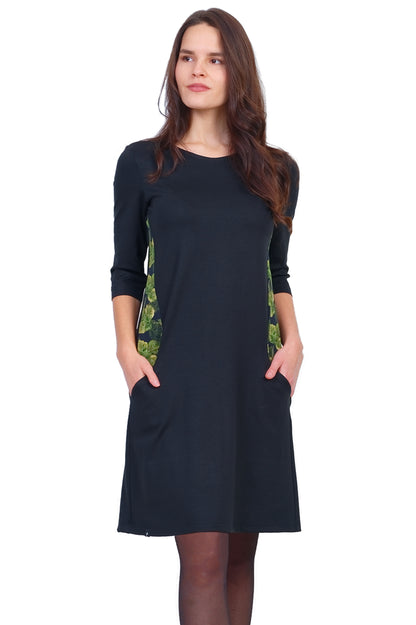 Robe Katrinchen magie feuille noire-