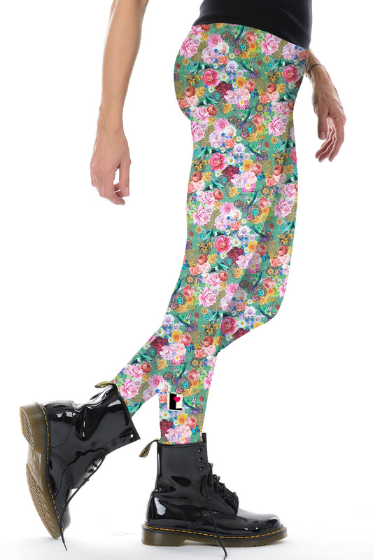 SALE  Größe XL Leggings Klunker Kolibri