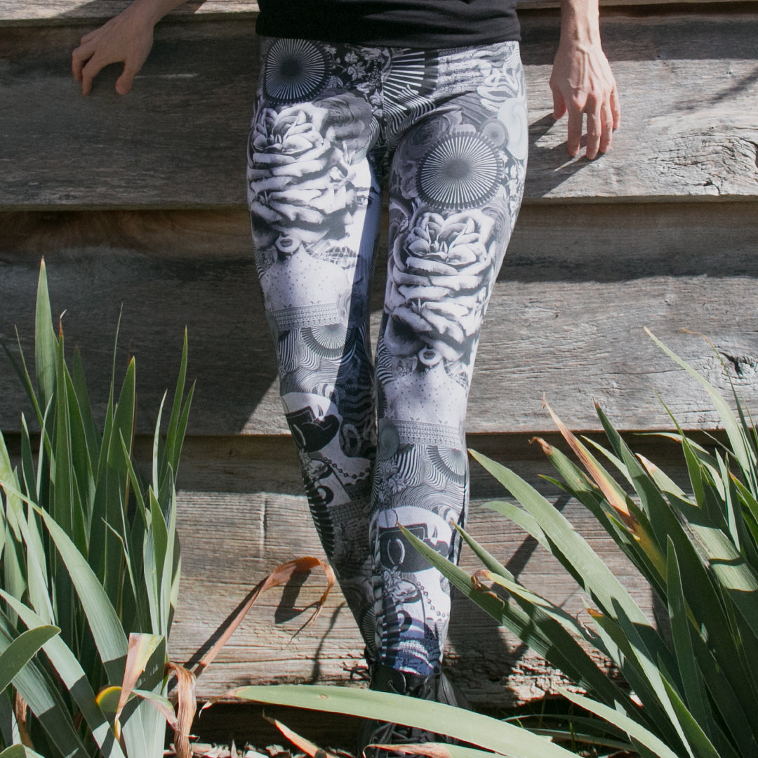 VENTE Taille XS 3Elfen Leggings Dragon