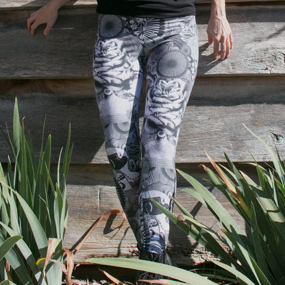 VENTE Taille XS 3Elfen Leggings Dragon