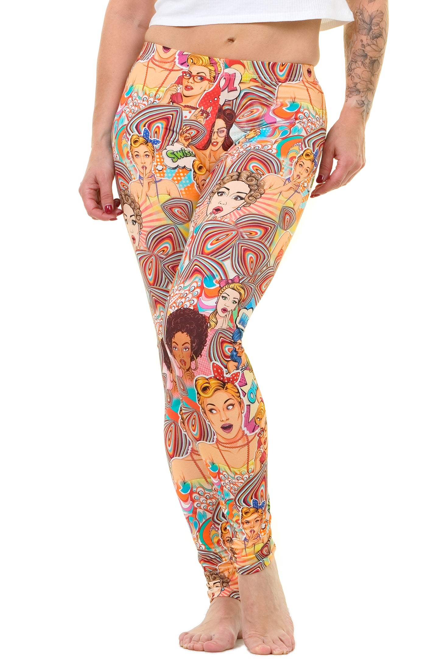 VENTE Taille XS 3Elfen Leggings Dragon