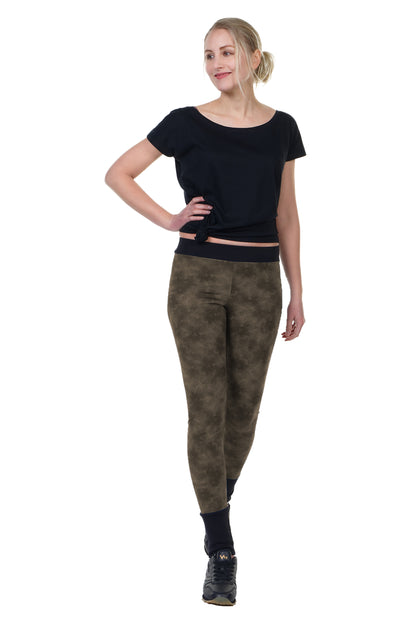 SALE  Größe L 3Elfen Leggings grunge oliv