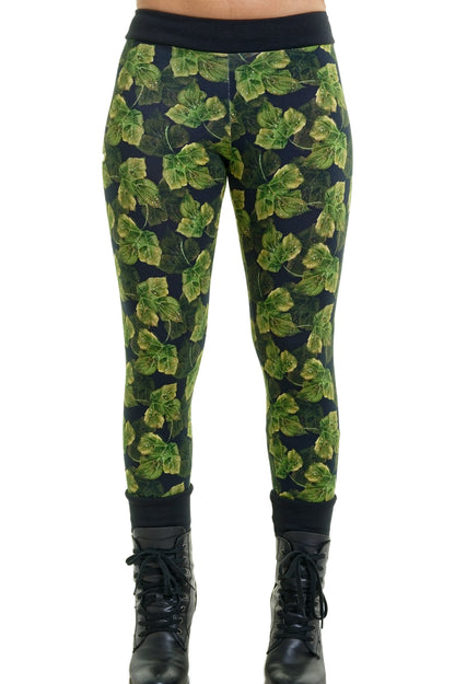 Leggings Baumwolle Blattzauber