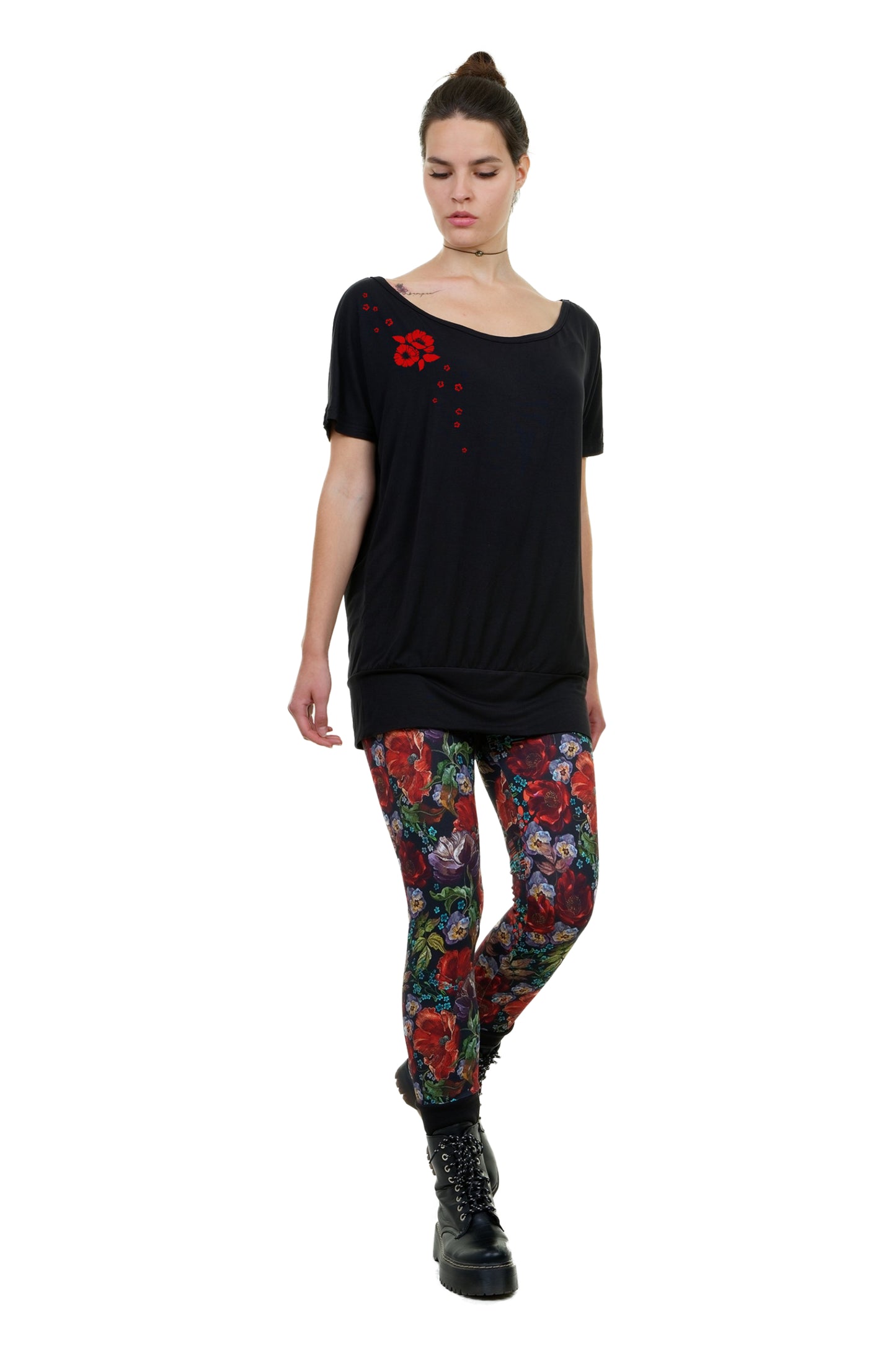 Leggings Baumwolle Vibrant Rose