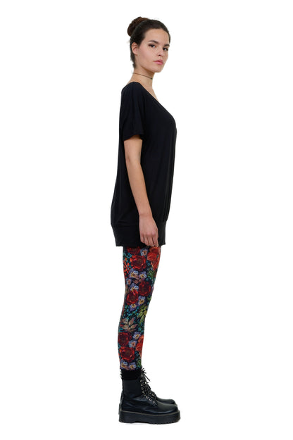 Leggings Baumwolle Vibrant Rose