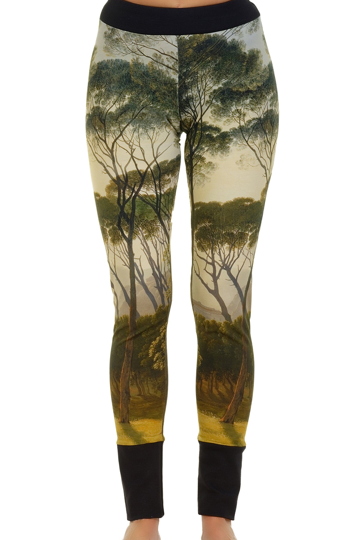 Leggings Baumwolle Wald