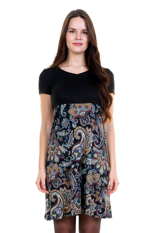 SALE Größe S Lilly Kleid schwarz paisley