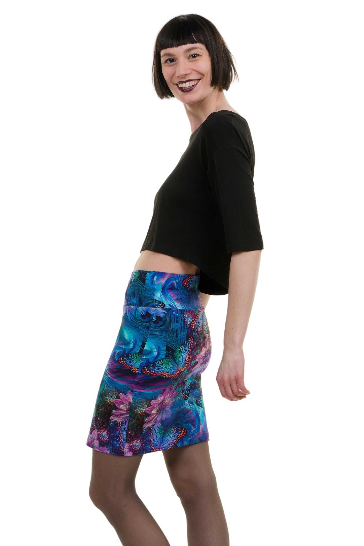 SOLDE Jupe courte taille S Kitty Wings