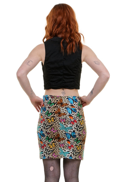 SALE Größe M Minirock Kitty Wings