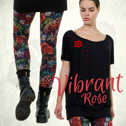 Vibrant Rose Leggings & Shortdress Kombi Angebot