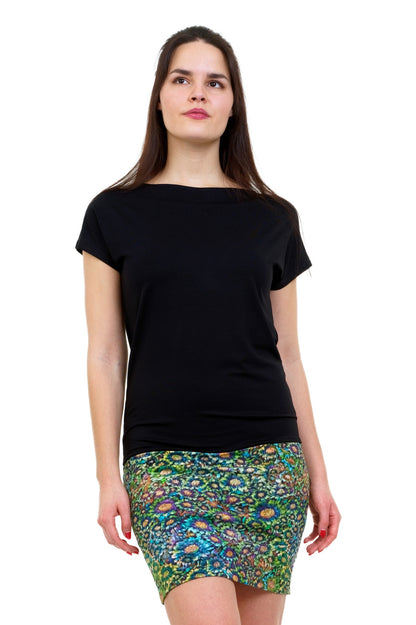 SALE size S pixie dress black jungle