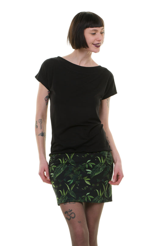 SALE size S pixie dress black jungle