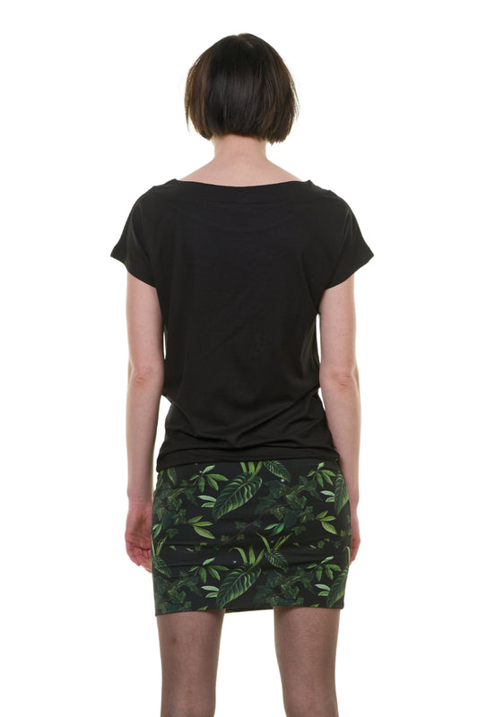 SALE size S pixie dress black jungle