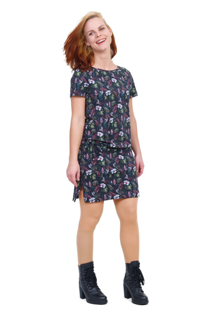 SALE size S autumn queen dress black jungle