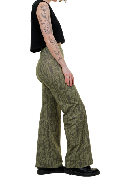 Lillie Marleen Hose Baumwolle Evergreen