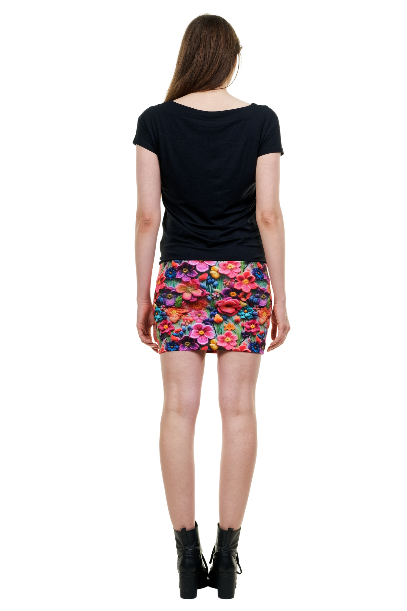 Pixiekleid schwarz Blossom Wonderland
